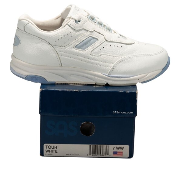 SAS Tour Sneaker Women's Shoes Color White Size 7 WW - Double Wide (D) - Picture 9 of 13
